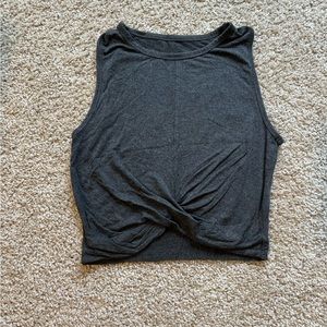 Alo yoga twist front cropped tank